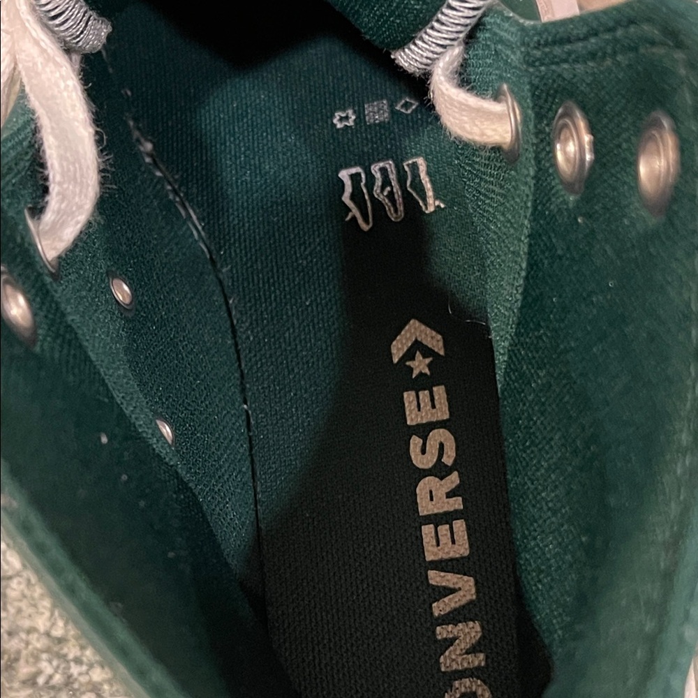 Converse Chuck Taylor All Star Lugged 2.0 Leather High Tops – Green – Size 8 - Picture 14 of 16